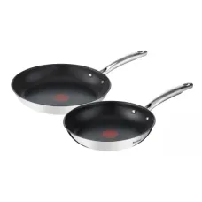 Набір сковорідок Tefal Duetto+, 2шт, 24/28см, нержавіюча сталь (G732S255)