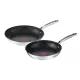 Набір сковорідок Tefal Duetto+, 2шт, 24/28см, нержавіюча сталь (G732S255)