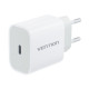 Зарядний пристрій Vention 1xUSB-C PD20W + cable USB-C to Lightning white (G17W0-EU)