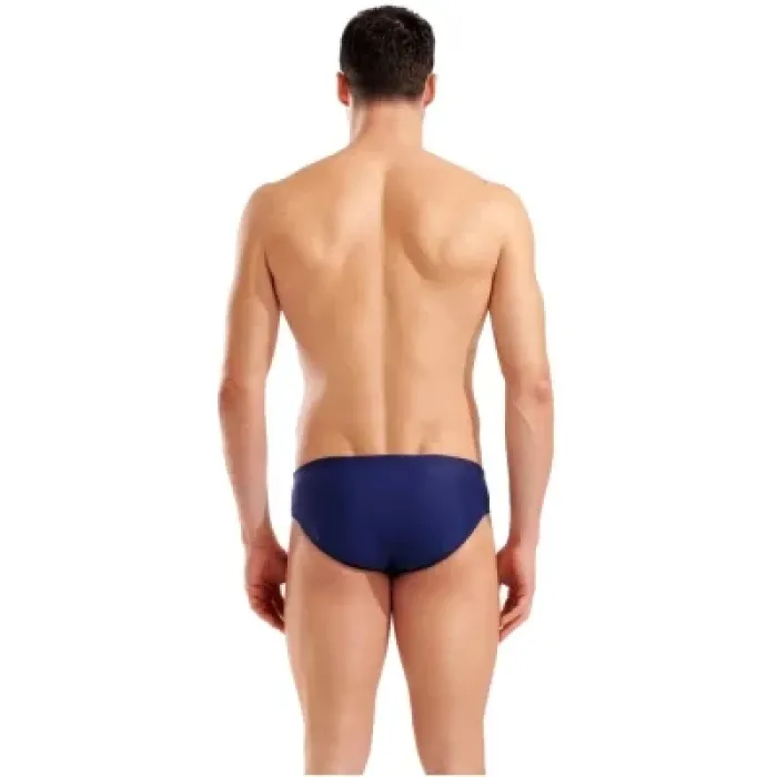 Плавки Arena Double Graphic Swim Briefs 010951-705 темно-синій, помаранчевий 110 (3468337766285)