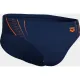 Плавки Arena Double Graphic Swim Briefs 010951-705 темно-синій, помаранчевий 110 (3468337766285)