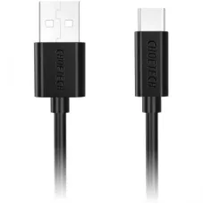Дата кабель USB 2.0 AM to USB-C 3.0m 18W PVC black Choetech (AC0004-BK)