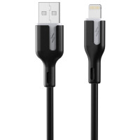 Дата кабель USB 2.0 AM to Lightning 1.0m 2.4A black Choetech (XAL-0003-BK-V2)