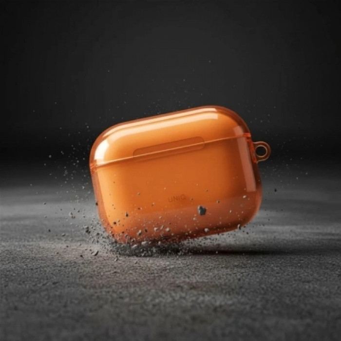 Чохол для навушників Uniq Glase для AirPods Pro 3 Orange (8886463697177)