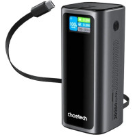 Батарея универсальная Choetech 20000mAh, PD/130W, QC, AFC , TFT, pass-through charging (B815C)