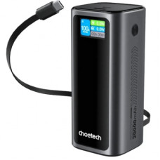 Батарея універсальна Choetech 20000mAh, PD/130W, QC, AFC , TFT, pass-through charging (B815C)