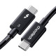 Дата кабель USB-C to USB-C 1.0m Thunderbolt 5 Intel certified Choetech (A3011)