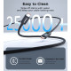 Дата кабель USB-C to USB-C 1.2m PD100W digital display silicone Choetech (XCC-1064)