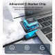 Дата кабель USB-C to USB-C 1.2m PD100W digital display silicone Choetech (XCC-1064)