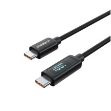 Дата кабель USB-C to USB-C 1.8m PD100W digital display silicone Choetech (XCC-1063)
