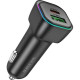 Зарядний пристрій BOROFONE 1xUSB-C PD30W + 1xUSB QC3.0 car adapter black (6941991110818)