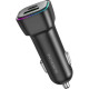 Зарядний пристрій BOROFONE 1xUSB-C PD30W + 1xUSB QC3.0 car adapter black (6941991110818)