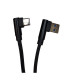 Дата кабель USB 2.0 AM to USB-C 1.0m 2.4A 90° corner black XoKo (XK-CTC-001-BK)
