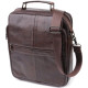 Сумка Vintage Шкіряна Коричнева (23027)