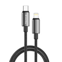 Дата кабель USB-C to Lightning 2.0m PD30W zinc alloy braided black ColorWay (CW-CBPDCL099-BK)