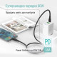 Дата кабель USB-C to USB-C 1.0m 3A 60W textured PVC black ColorWay (CW-CBPDCC094-BK)