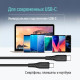 Дата кабель USB-C to USB-C 2.0m 3A 60W textured PVC black ColorWay (CW-CBPDCC095-BK)