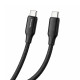 Дата кабель USB-C to USB-C 2.0m 3A 60W TPE embossed black ColorWay (CW-CBPDCC102-BK)