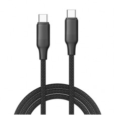 Дата кабель USB-C to USB-C 2.0m 3A 60W TPE embossed black ColorWay (CW-CBPDCC102-BK)