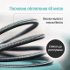 Дата кабель USB 2.0 AM to USB-C 2.0m 3A zinc alloy braided black ColorWay (CW-CBUC099-BK)