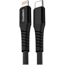Дата кабель USB-C to Lightning 1.0m PD27W black Choetech (XCL-1030-BK)