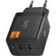 Зарядний пристрій Spigen 2xUSB-C PD 47W black (ACH09457)