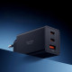 Зарядний пристрій Spigen 2xUSB-C PD + 1xUSB 67W black (ACH09458)