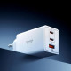 Зарядний пристрій Spigen 2xUSB-C PD + 1xUSB 67W white (ACH08710)