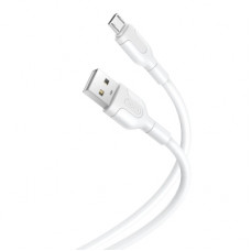 Дата кабель USB 2.0 AM to Micro 5P 1.0, 2A white XO (NB212-AM.white)