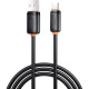 Дата кабель USB 2.0 AM to USB-C 1.0m 3A black XO (NB302-AC.black)