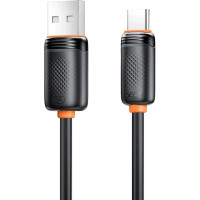 Дата кабель USB 2.0 AM to USB-C 1.0m 3A black XO (NB302-AC.black)