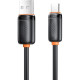 Дата кабель USB 2.0 AM to USB-C 1.0m 3A black XO (NB302-AC.black)