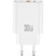 Зарядний пристрій XO 1xUSB 22.5W + 1xUSB-C PD30W white (CE42.white)