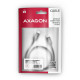 Дата кабель USB-C to USB-C 2.0m v3.2 Gen 1 PD 60W 3A black AXAGON (BUCM3-CM20AB)