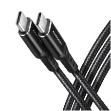 Дата кабель USB-C to USB-C 3.0m v3.2 Gen 1 PD 60W 3A black AXAGON (BUCM3-CM30AB)