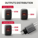 Зарядний пристрій AXAGON 1xUSB-C PD67W + 1xUSB QC4+ PPS gray (ACU-PQ67)