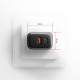 Зарядний пристрій AXAGON 1xUSB-C PD67W + 1xUSB QC4+ PPS gray (ACU-PQ67)