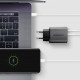 Зарядний пристрій AXAGON 1xUSB-C PD67W + 1xUSB QC4+ PPS gray (ACU-PQ67)