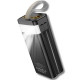 Батарея універсальна HOCO 30000mAh Plentiful 22.5W, built-in cables, LED, Black (DB58 / 715030)