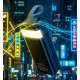 Батарея універсальна HOCO 30000mAh Plentiful 22.5W, built-in cables, LED, Black (DB58 / 715030)