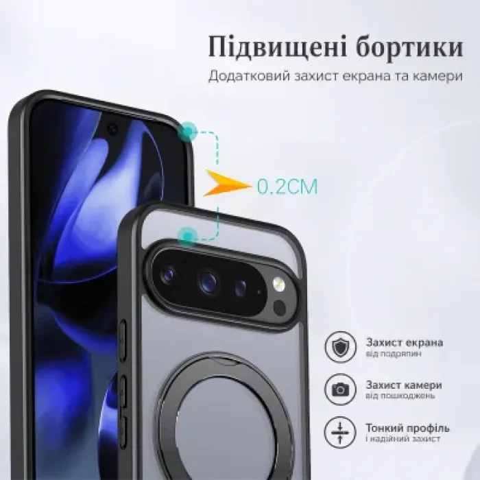 Чохол до мобільного телефона BeCover Aura Fold Google Pixel 9 Pro XL / 10 Pro XL Black (715669)