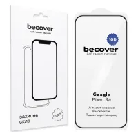 Скло захисне BeCover 10D Google Pixel 9a Black (715715)