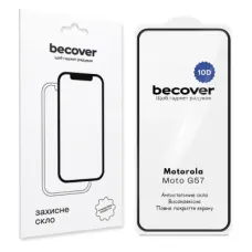 Скло захисне BeCover 10D Motorola Moto G57 Black (715713)