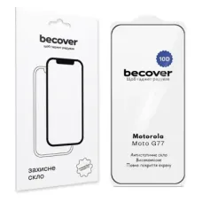 Скло захисне BeCover 10D Motorola Moto G77 Black (715714)