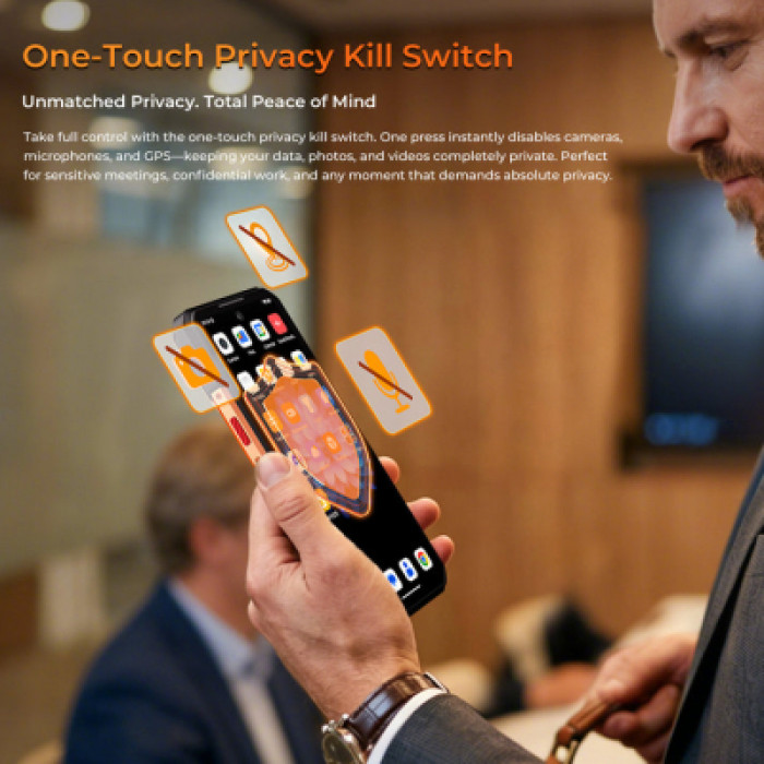 Мобільний телефон OUKITEL WP500 12/1TB Orange (6941749876706)