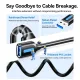 Дата кабель USB 3.2 AM/AF 2.0m 10Gbps PVC black Vention (CBOBH)