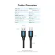 Дата кабель USB 3.0 AM/AM 1.5m PVC black Vention (CONBG)