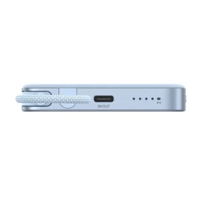 Батарея універсальна Ugreen 10000mAh 30W 1xUSB-C + 15W Magnetic Wireless + cable USB-C blue (65839B)