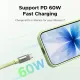 Дата кабель USB-C to USB-C 1.2m 60W pink Ugreen (35510)