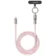 Дата кабель USB-C to USB-C 1.2m 60W pink Ugreen (35510)